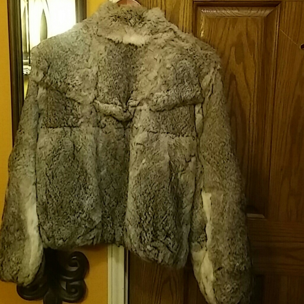 🎉Large Wilson's Rabbit Fur coat - Picture 2 of 4